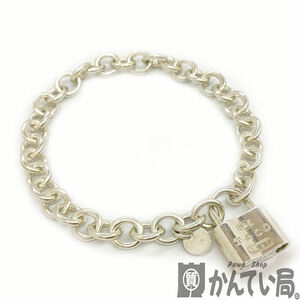 Tiffany Lock Bracelet Silver Chain Charm wrists
